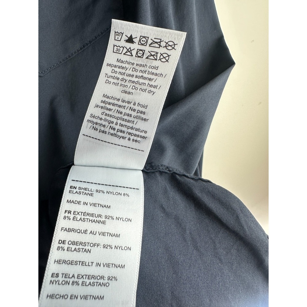 UNTUCKit Performance Gironde Shirt Mens XXL Navy Blue Relaxed Fit Stretch Button - Picture 9 of 11